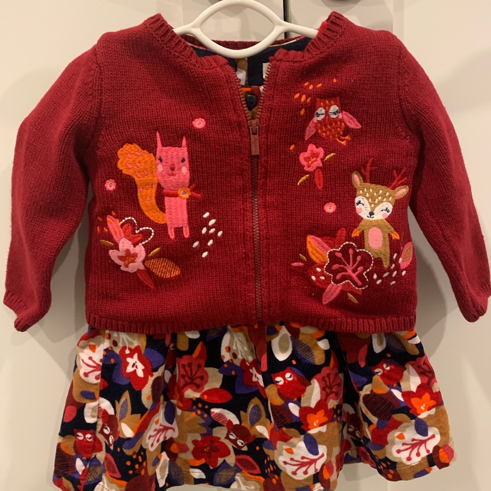 Du Parail Au Même - NWOT - French brand velveteen material 12mo